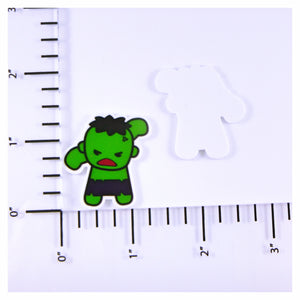 Set of 2 - Planar Resin - Hulk Chibi