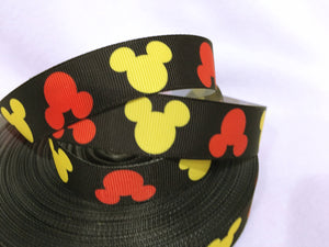 Ribbon by the Yard - Mickey Head Ribbon