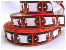 Load image into Gallery viewer, Ribbon by the Yard - Deadpool - Merc with the Mouth
