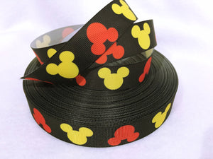 Ribbon by the Yard - Mickey Head Ribbon