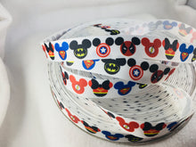 Load image into Gallery viewer, Ribbon by the Yard - Mickey Heads Superheros
