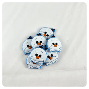 Set of 2 - PVC Resin - Olaf - Frozen - Snowman