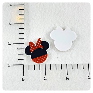 Set of 2 - Planar Resin - Mrs. Mouse