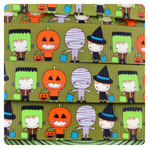 Ribbon by the Yard - Halloween Kids