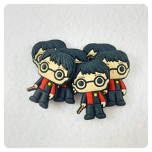 Load image into Gallery viewer, Set of 2 - PVC Resin - HP - Wizard Boy with Wand
