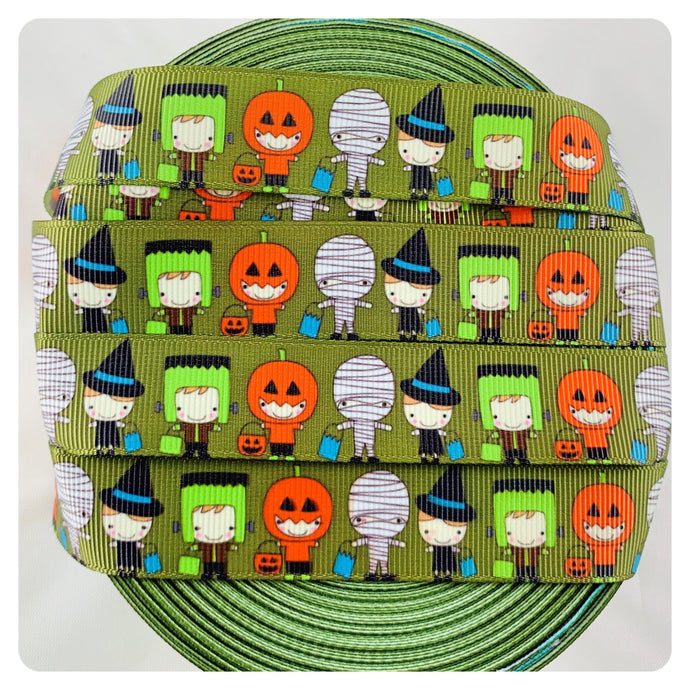 Ribbon by the Yard - Halloween Kids