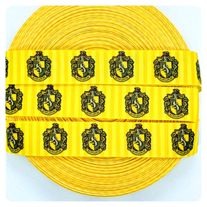 Ribbon by the Yard - HP - Wizard School - Hufflepuff