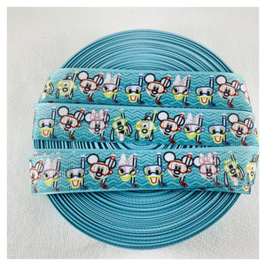 Ribbon by the Yard - Disney DCL - Cruise Ribbon - Scuba Characters