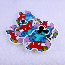 Load image into Gallery viewer, Set of 2 - Planar Resin - Stitch - Dressed in Mouse Clothes
